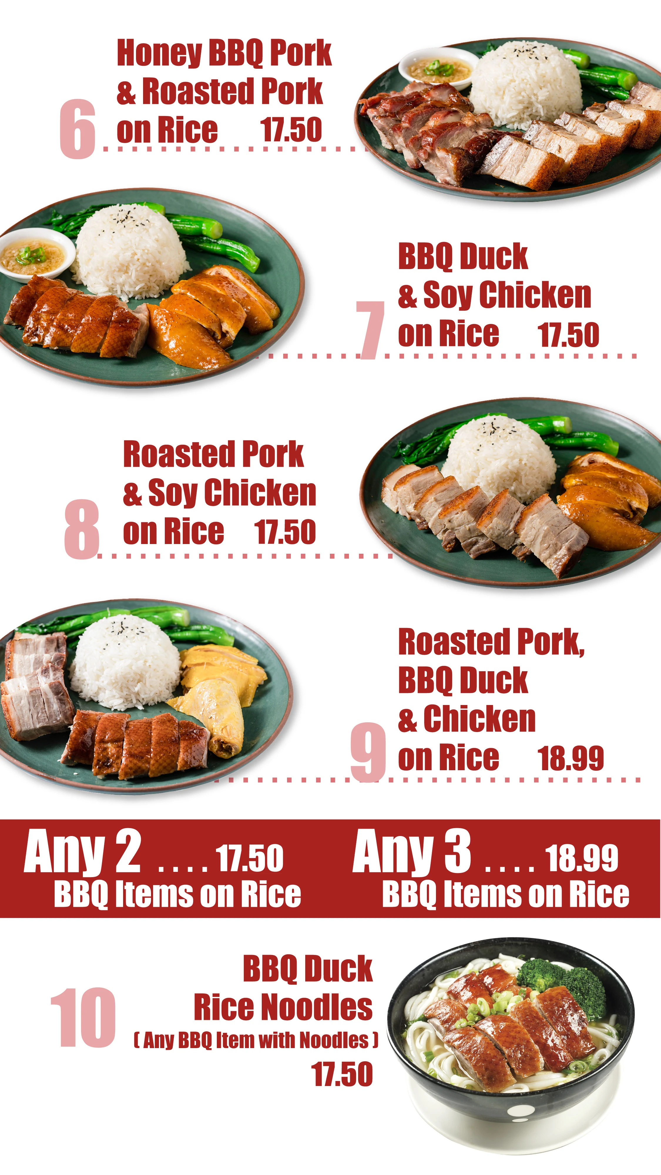 Combo on Rice 双三拼饭